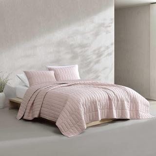 Washed Percale 3-Piece Quilt Set