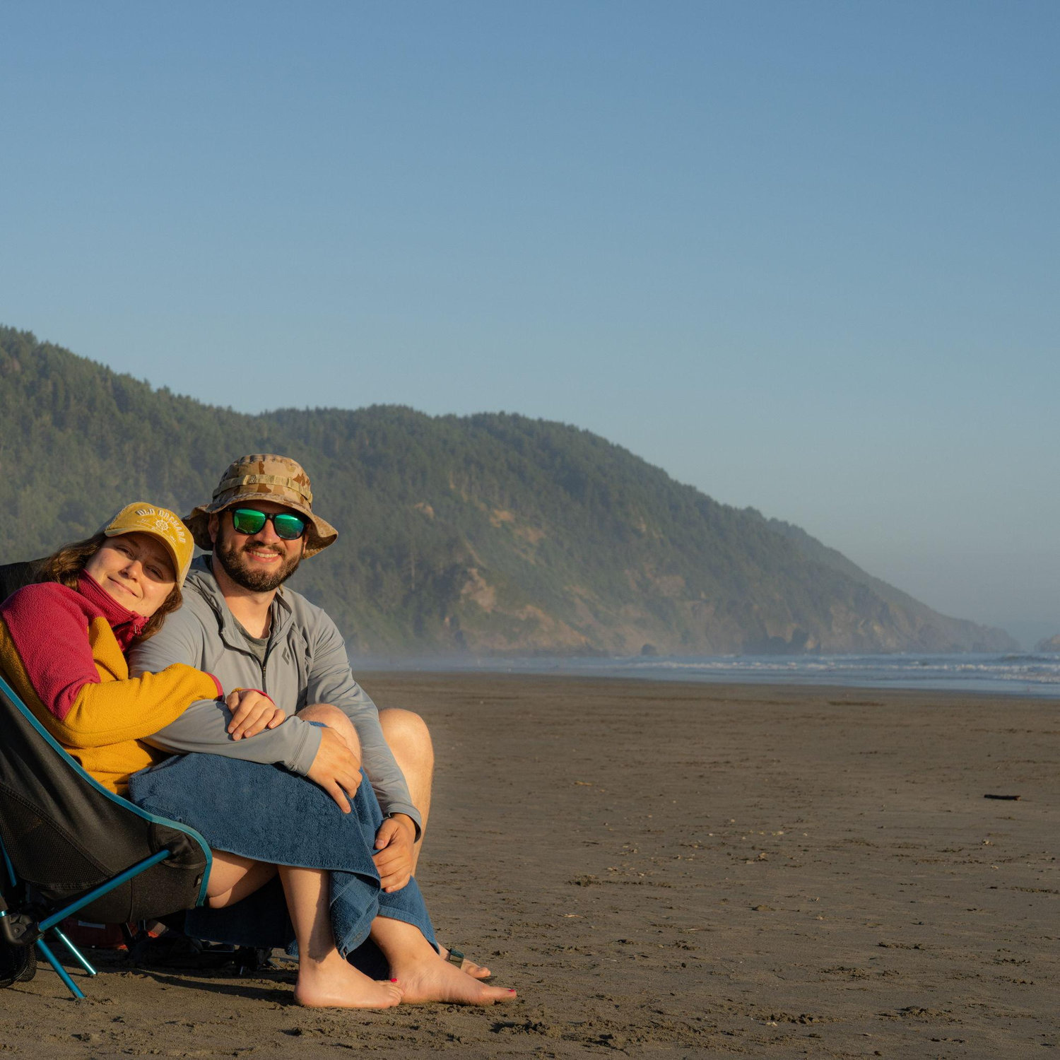 Our first road trip, driving up the pacific coast in 2024
