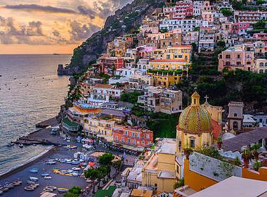 Dreamy dinner in Positano