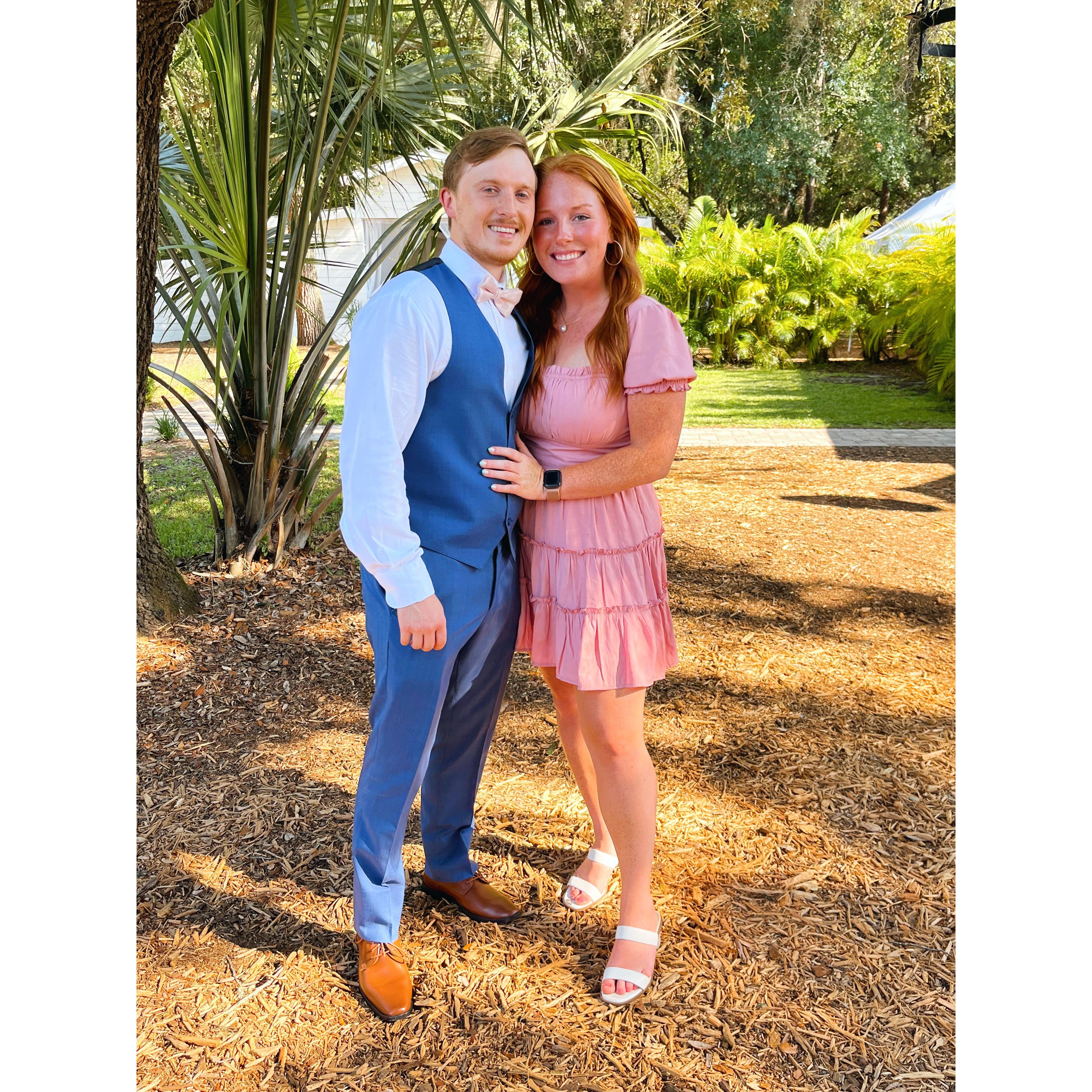 Wedding in Tampa, Florida (Jess won the bouquet toss!)