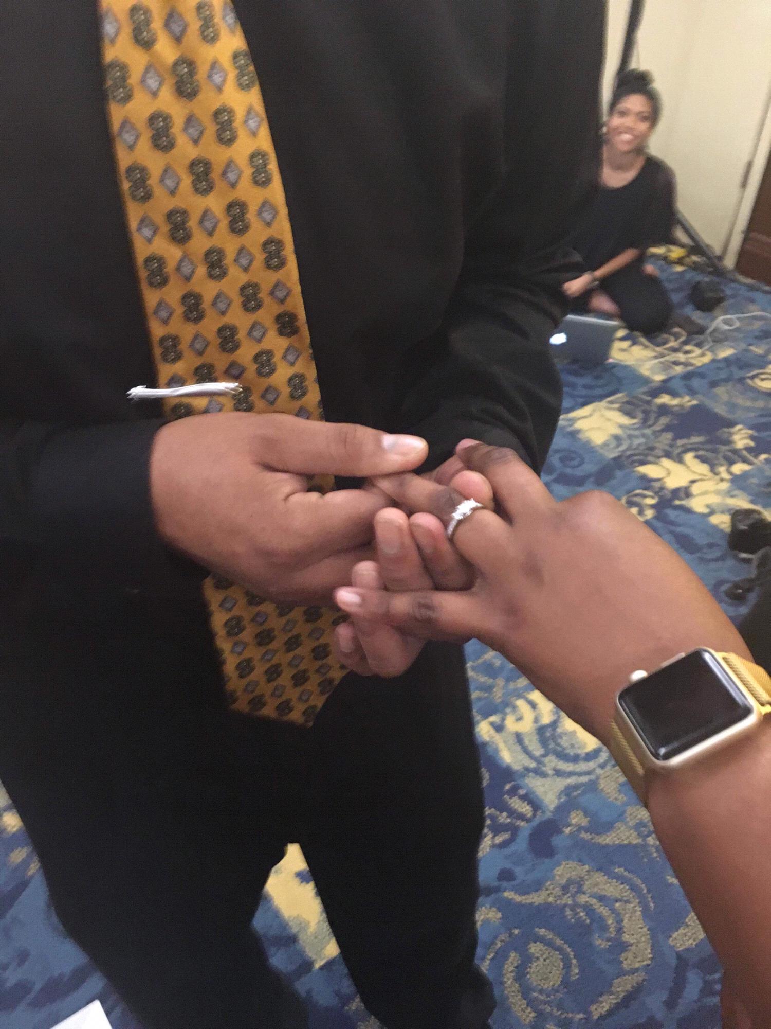 John proposed to Carla at someone else's wedding, lol. Love was in the air!
