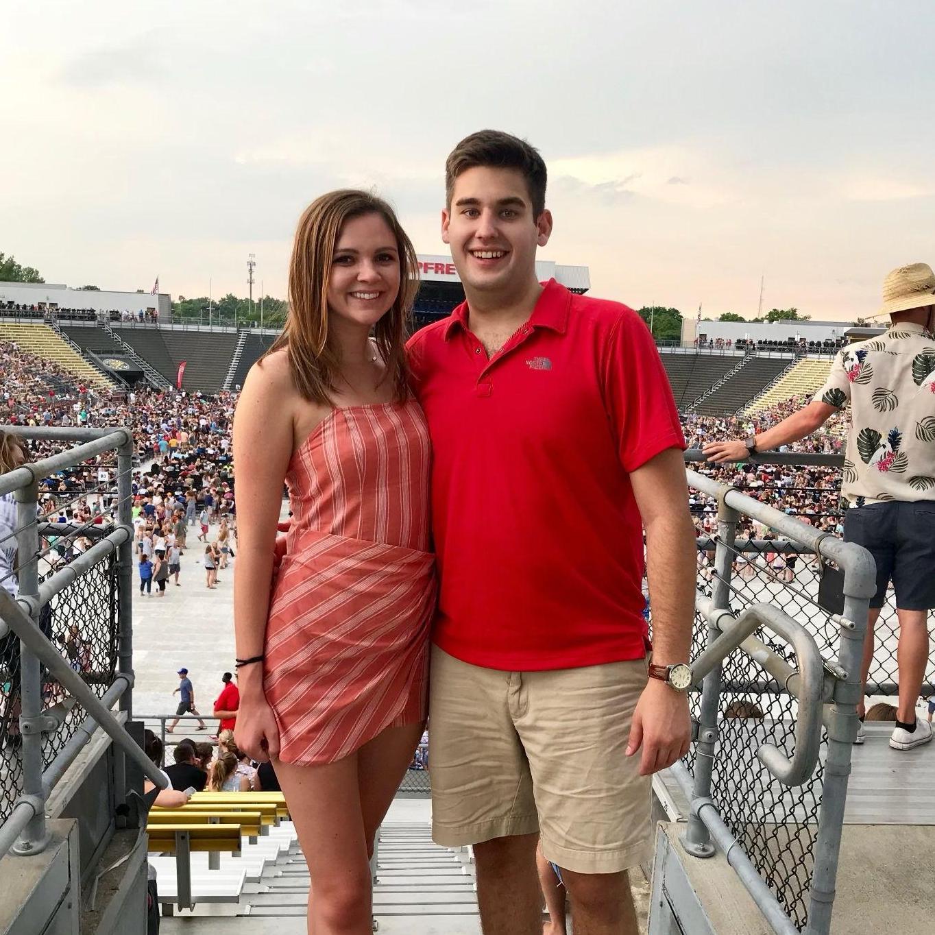 Our first concert! We saw Thomas Rhett.