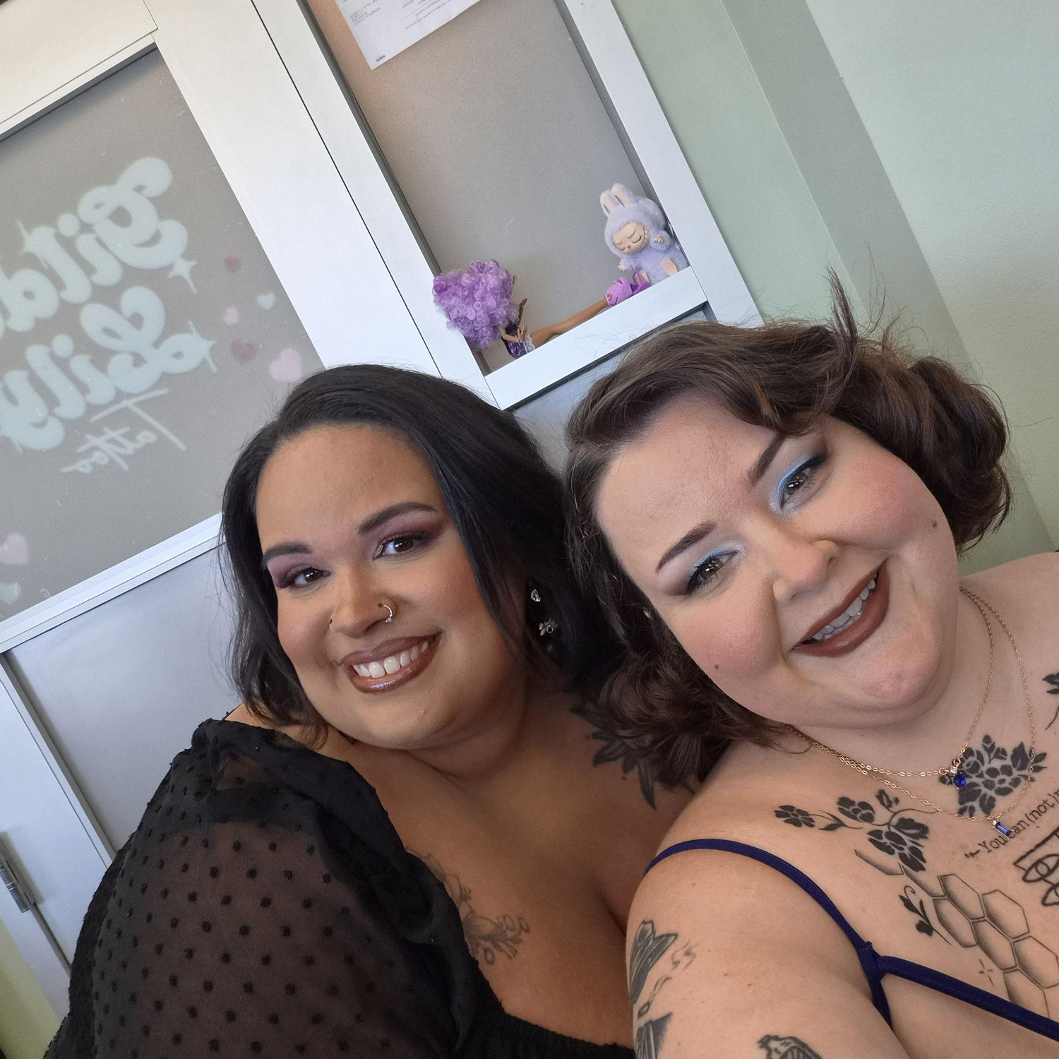 Right before she said "I do!"