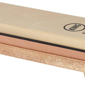 King - KING KW65 1000/6000 Grit Combination Whetstone with Plastic Base