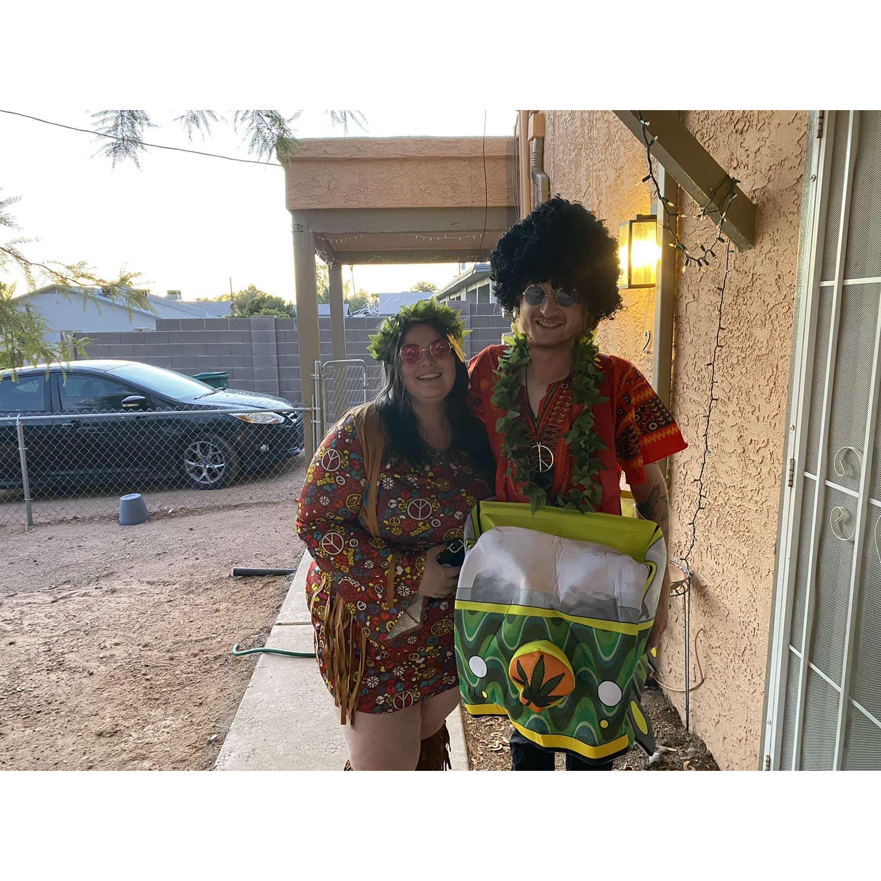Halloween 2023 we were Hippies