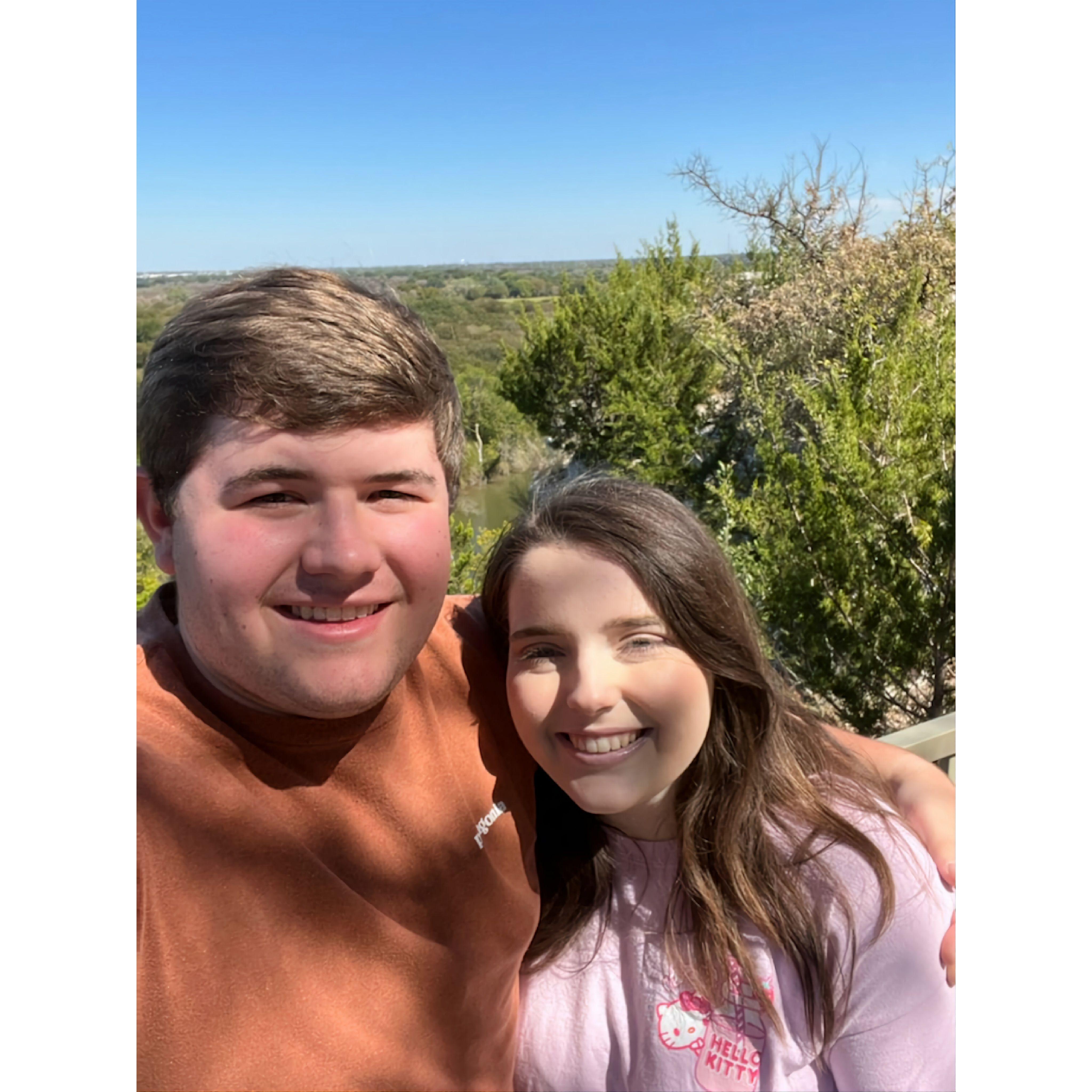 Our first "real" date at Cameron Park!
