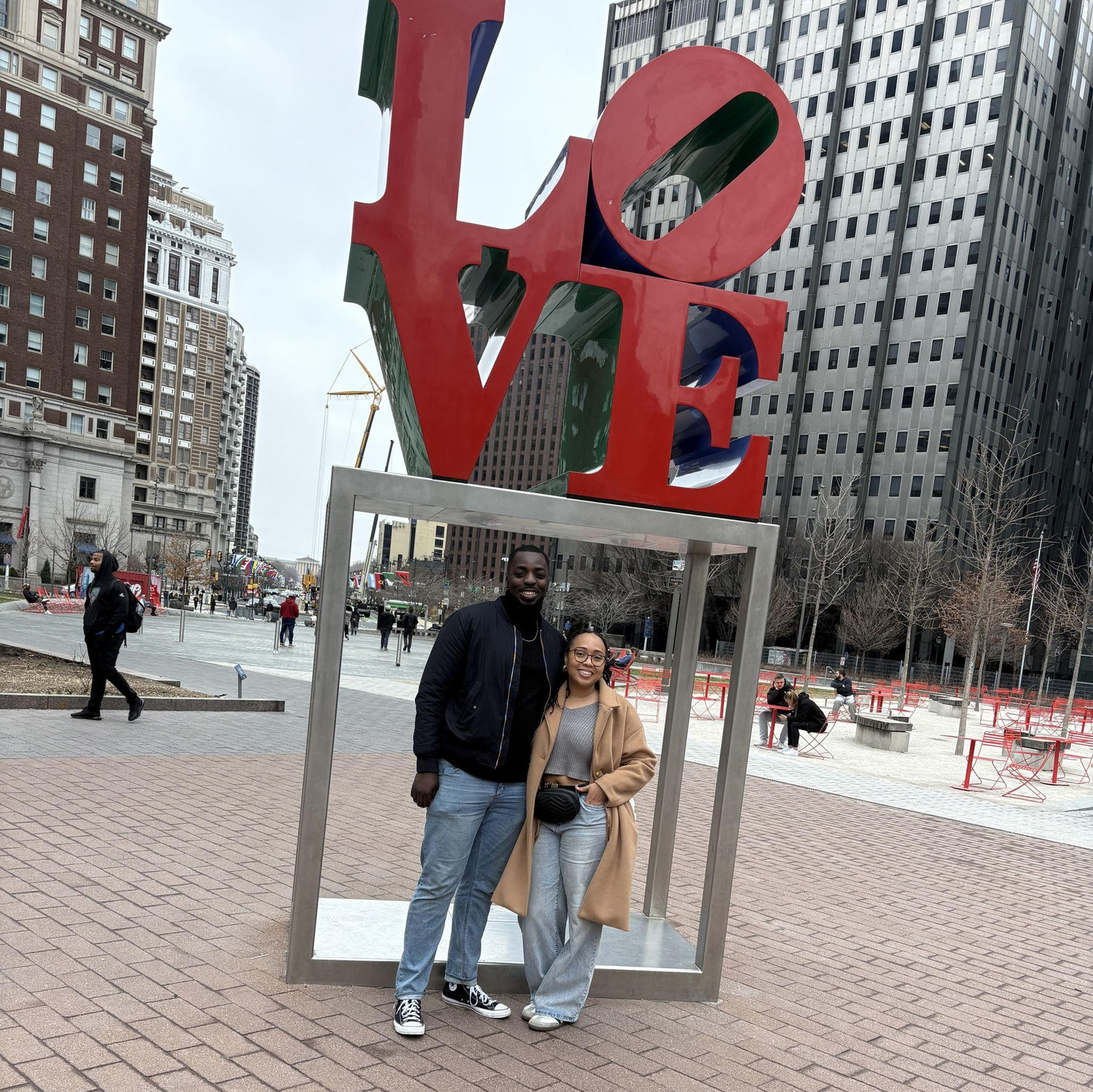 They continued to grow more in love…especially in Philadelphia (March 2025)