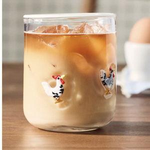Rooster Icon Juice Glass