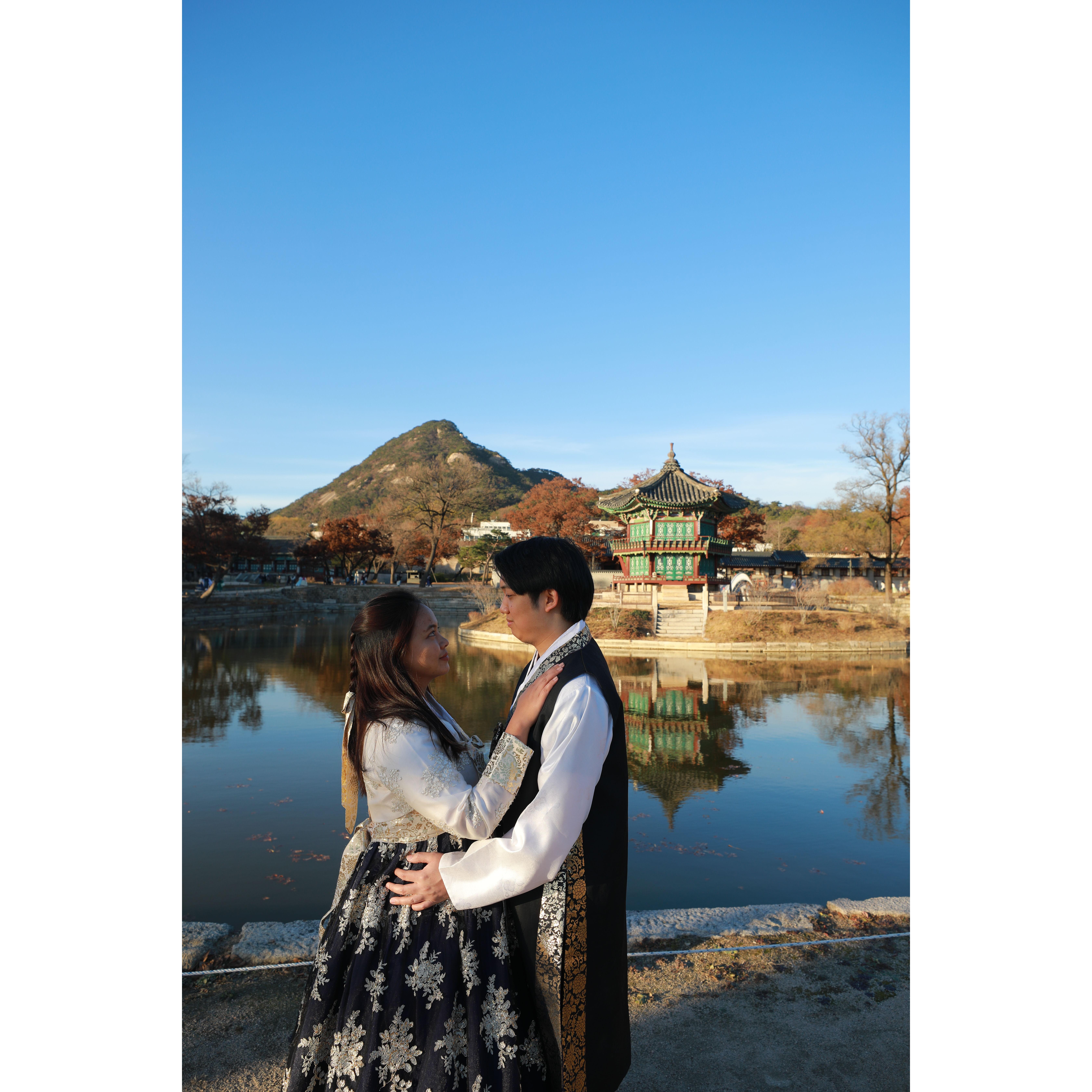 Gyeongbokgung Palace in Seoul, November 2022