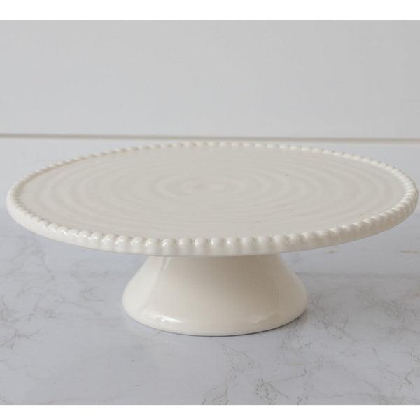 Beaded Dolomite Cake Stand