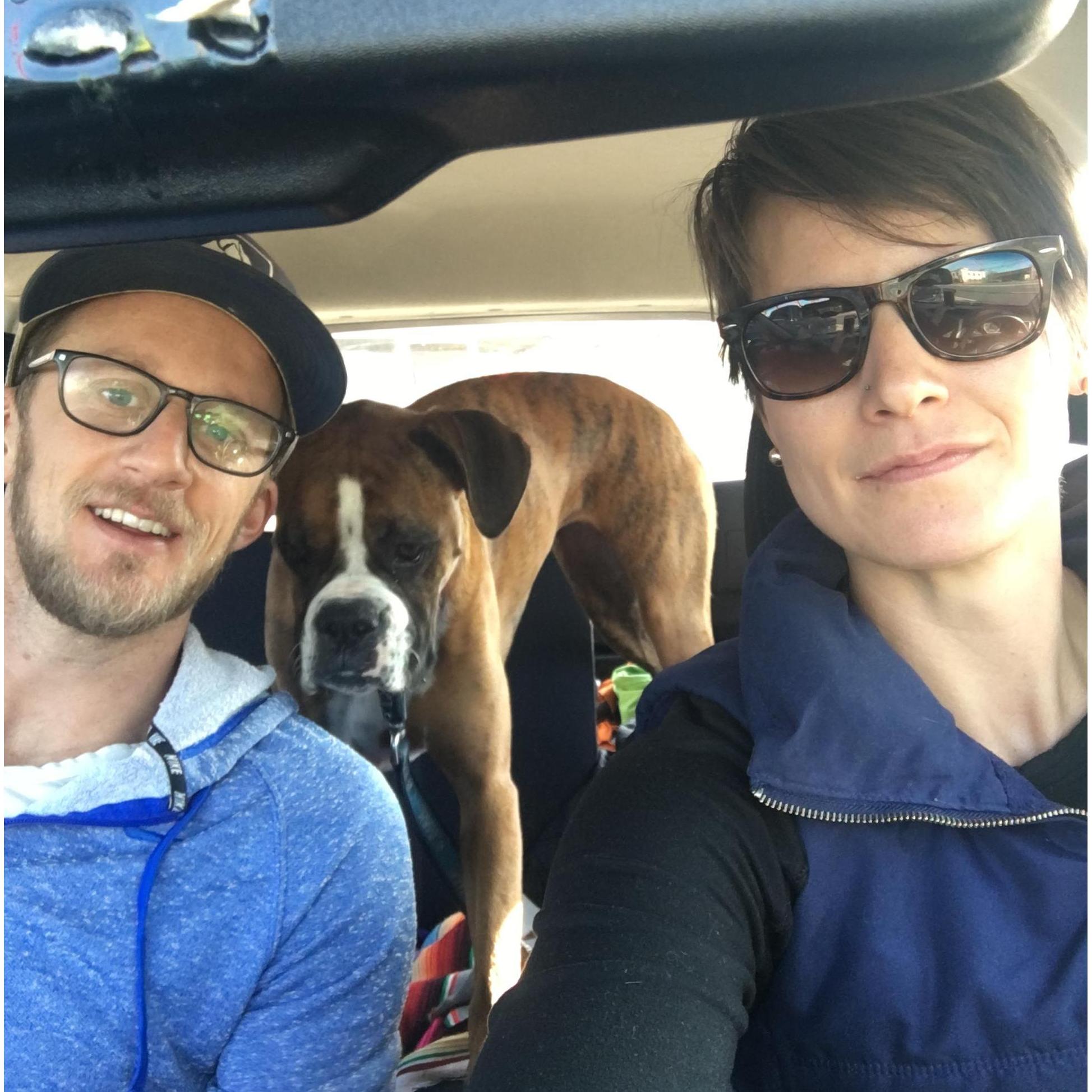 One of several road trips to the east coast.