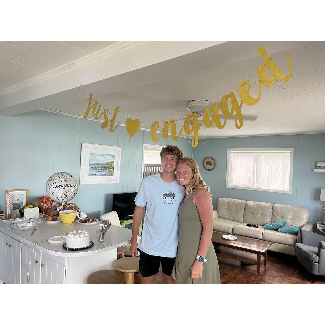 lake weekend and continued engagement celebrations!
