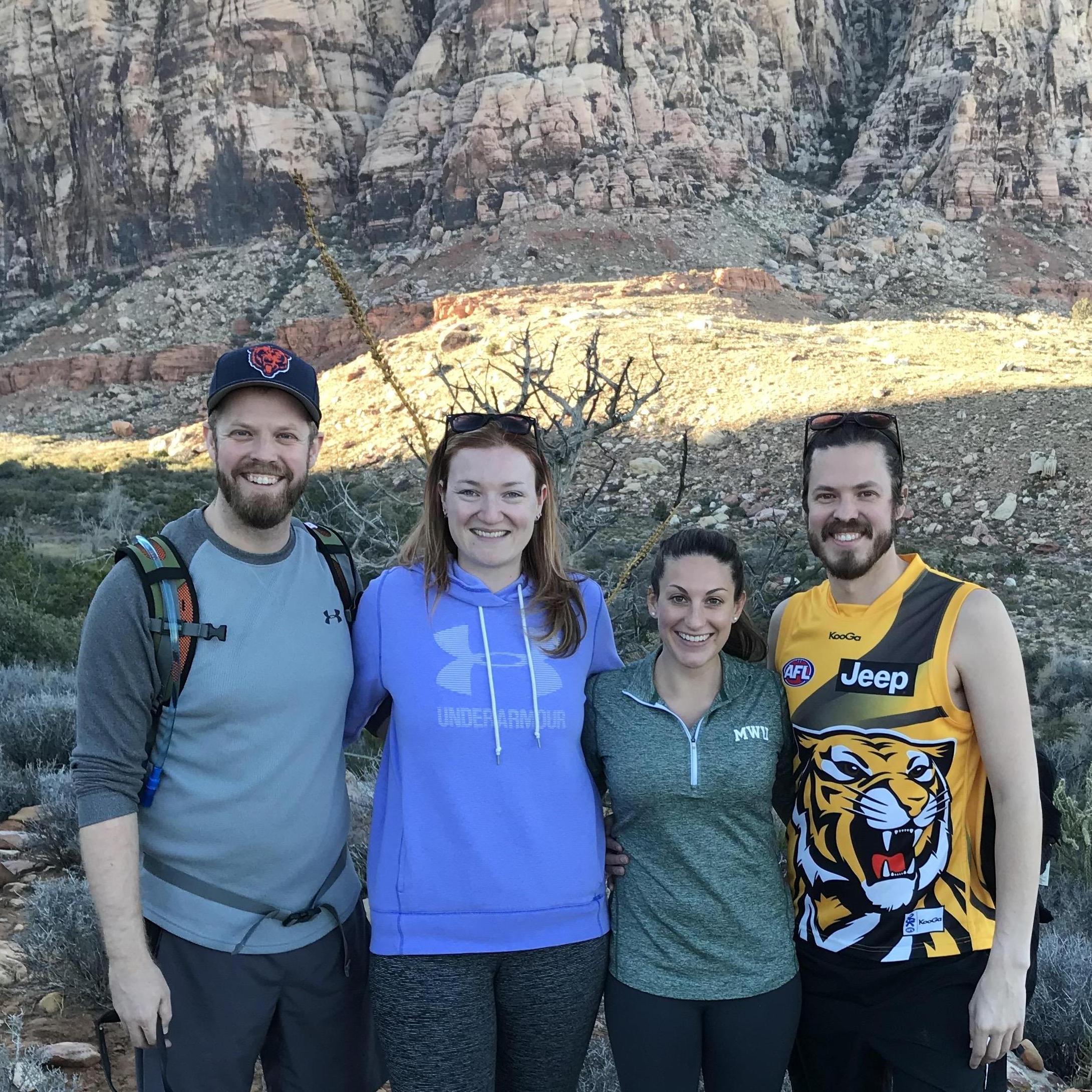 Hiking in Vegas with Ryan and Jen!