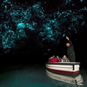 Glowworm cave tour for two in Waitomo
