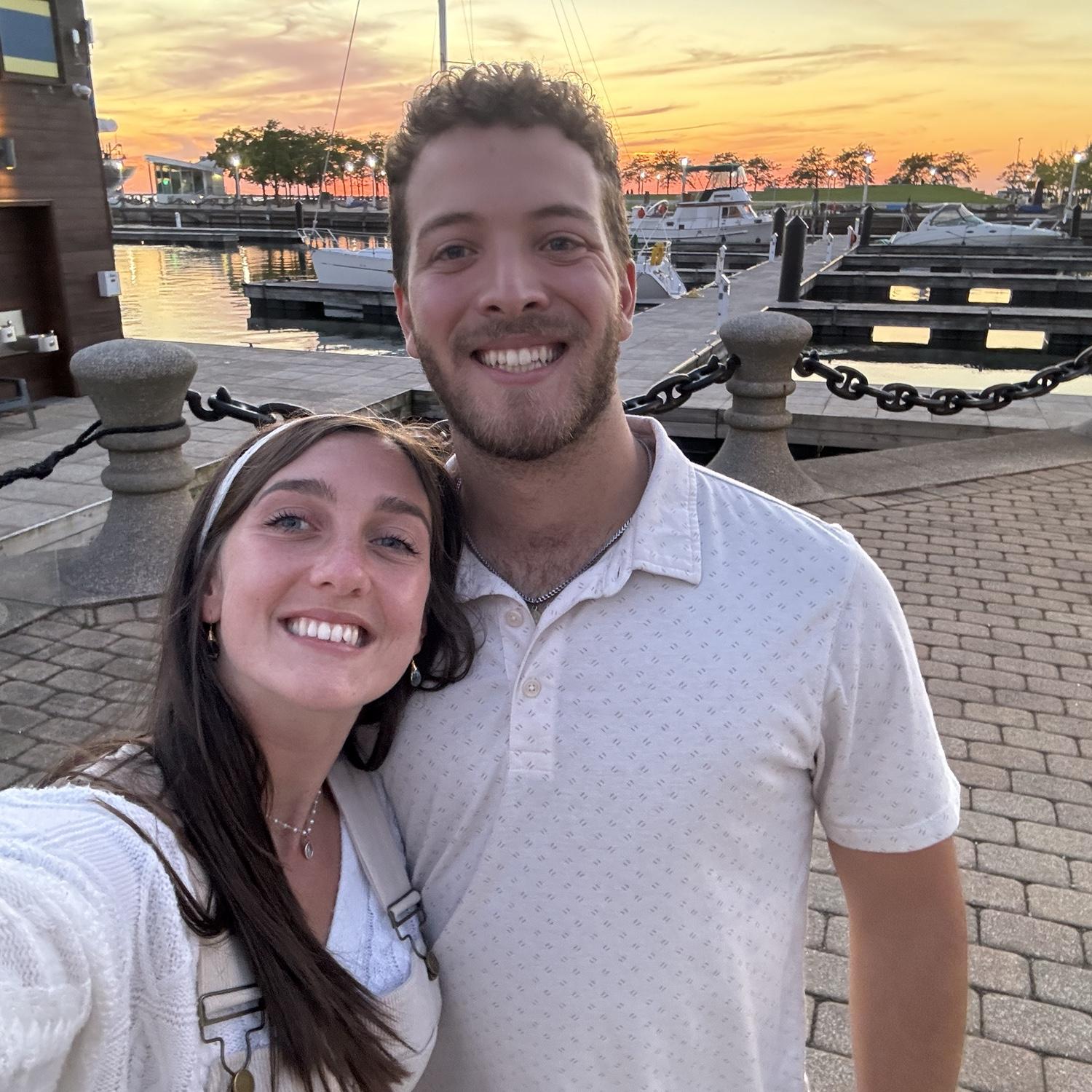 exploring downtown Cleveland!