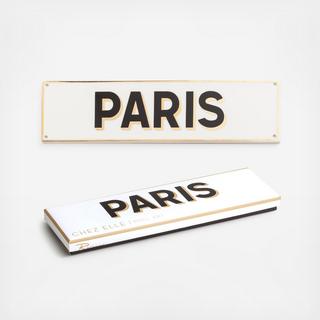 Chez Elle Paris Wall Sign