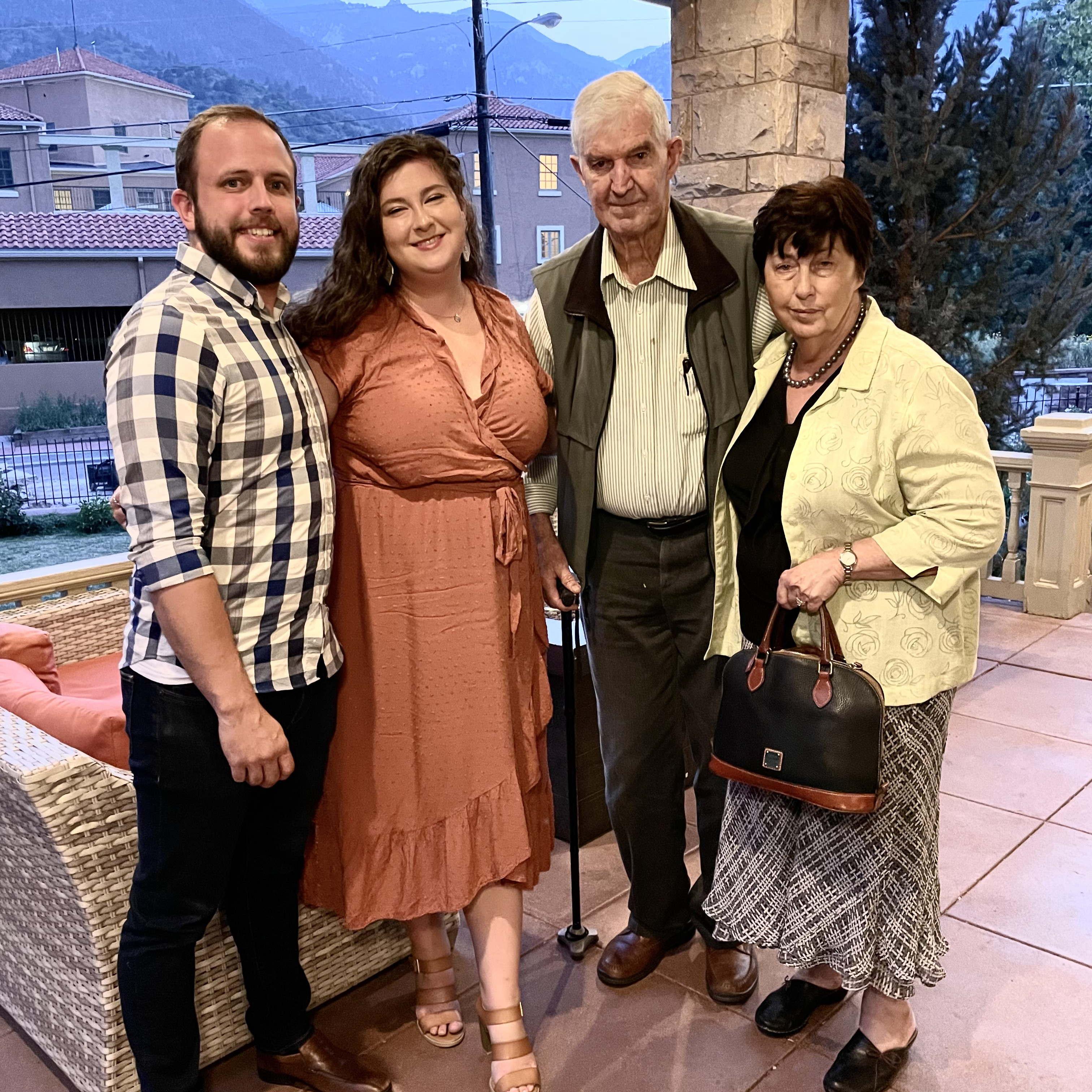 The Cliff House with Shelby's Grandparents, 2021