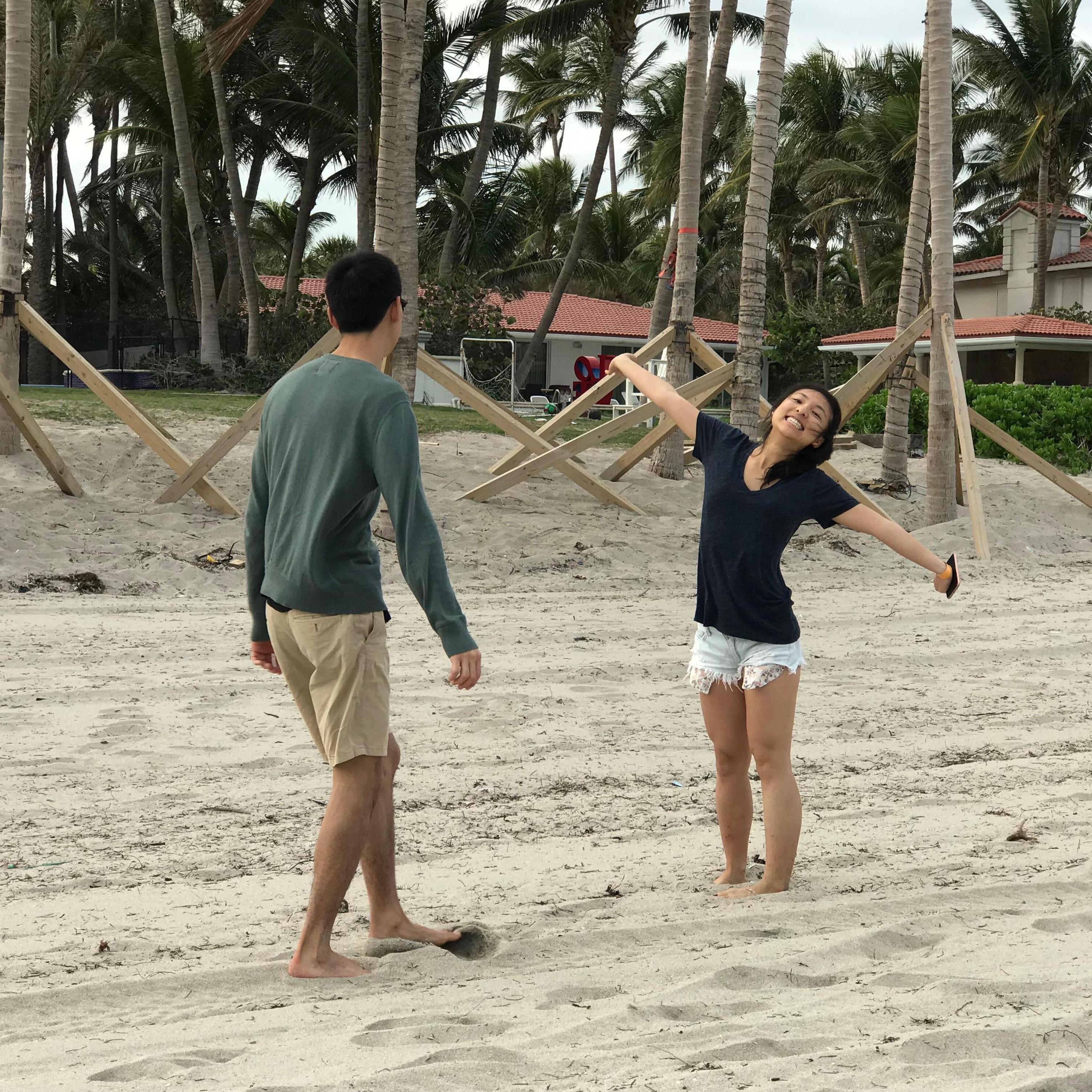 Winter 2018 - Franklin and Biqi and Family go to Florida