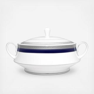 Crestwood Cobalt Platinum Covered Vegetable Bowl