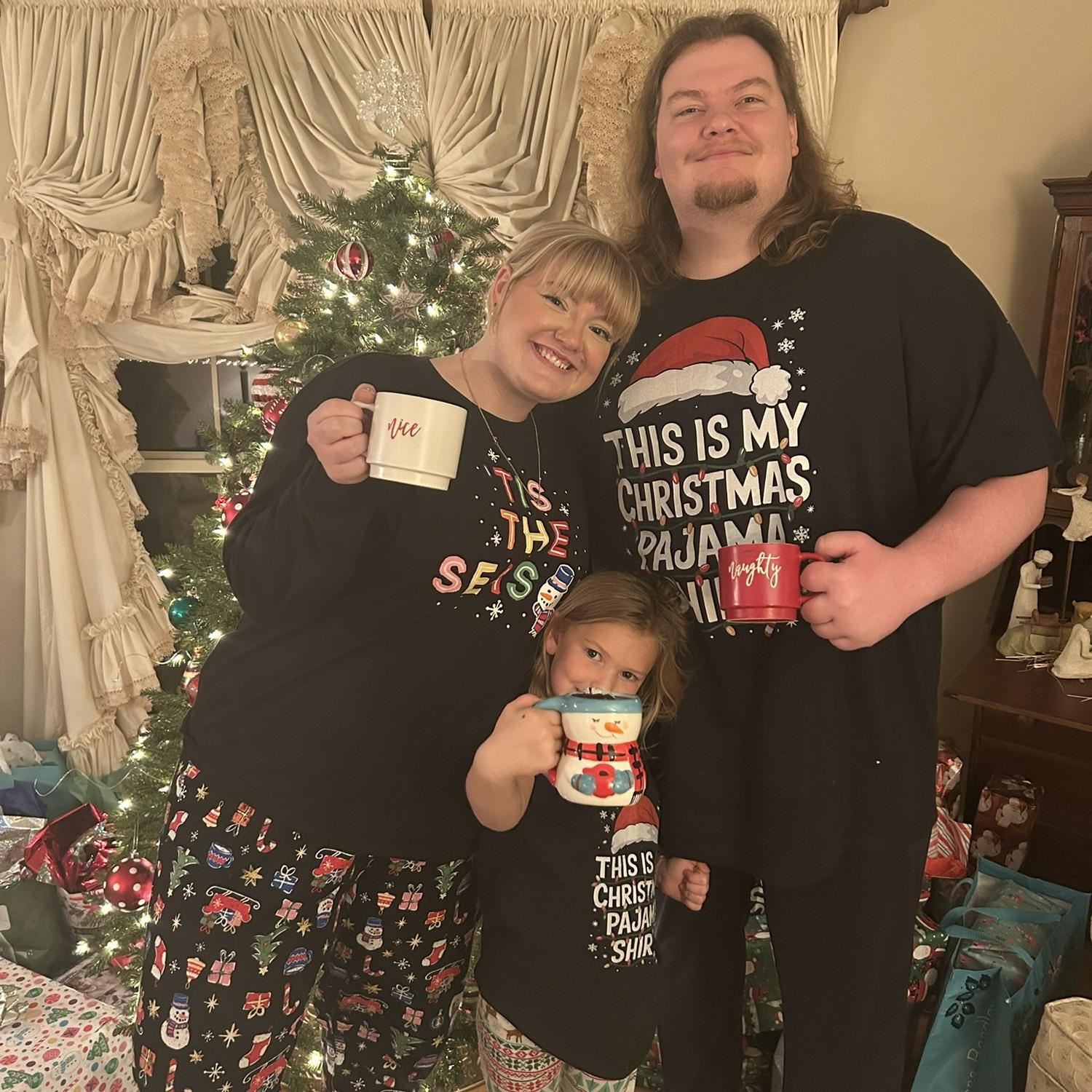 Second Christmas together, but the first we got to spend with EK as a family unit.