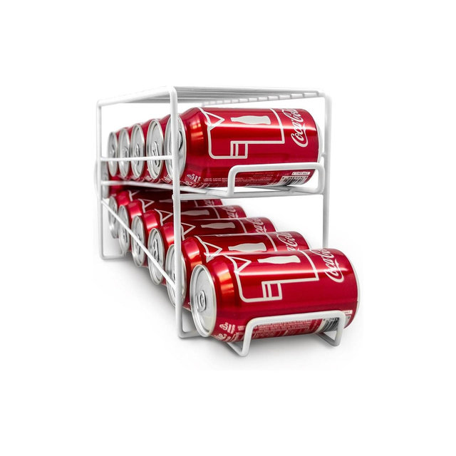 Sorbus Soda Can Beverage Dispenser Rack - Holds 12 Standard Size 12oz Soda Cans