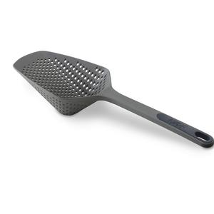 Joseph Joseph 10064 Scoop Colander Strainer Slotted Spoon, Large, Gray