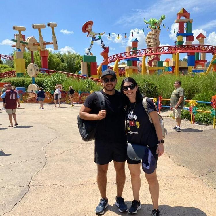 En Disney durante nuestro viaje a Orlando - 2023