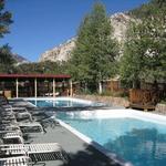 Two onsite hot springs fed pools and hot tubs