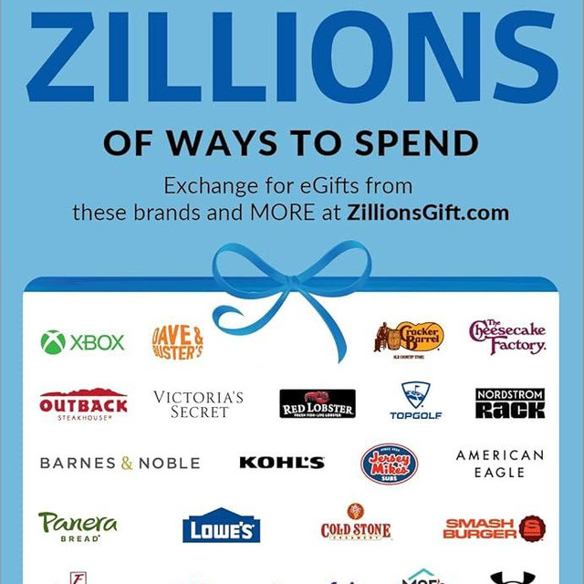 Zift Zillions $75 Gift Card
