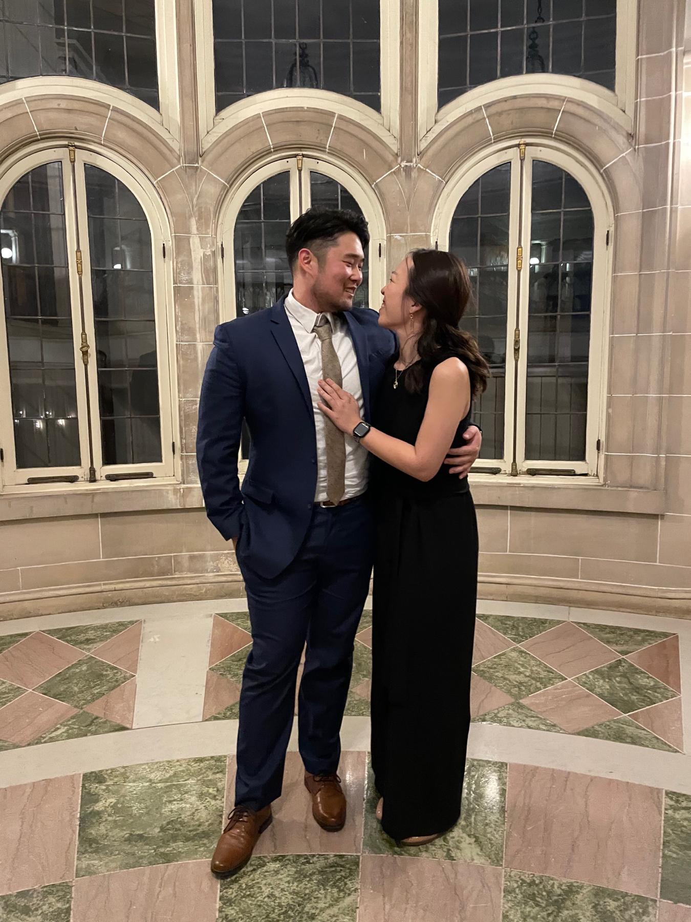 2/18/23 - our first time traveling together for a wedding in good old Chi-town
