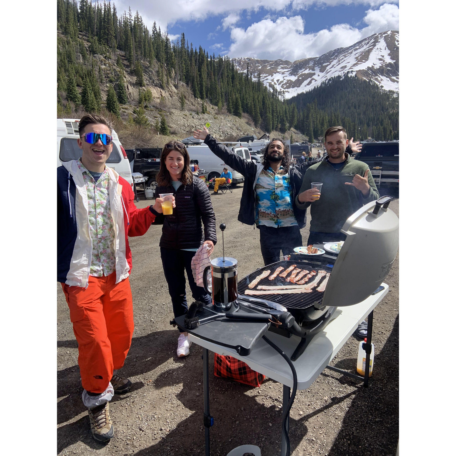 Very few things compare to grilling and skiing at Arapahoe Basin in the Spring