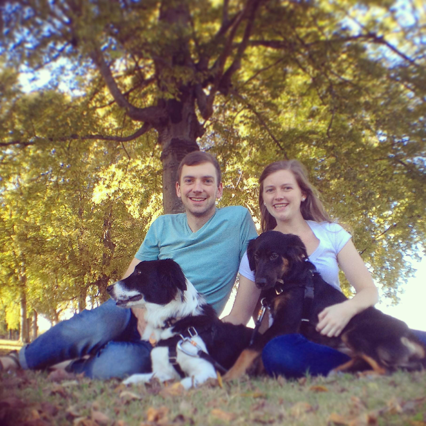 Fall 2014 - While living in the Mississippi Delta, we added two furry family members, Taloa and Tamalie