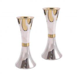 Two-tone Tree of Life Candlesticks
