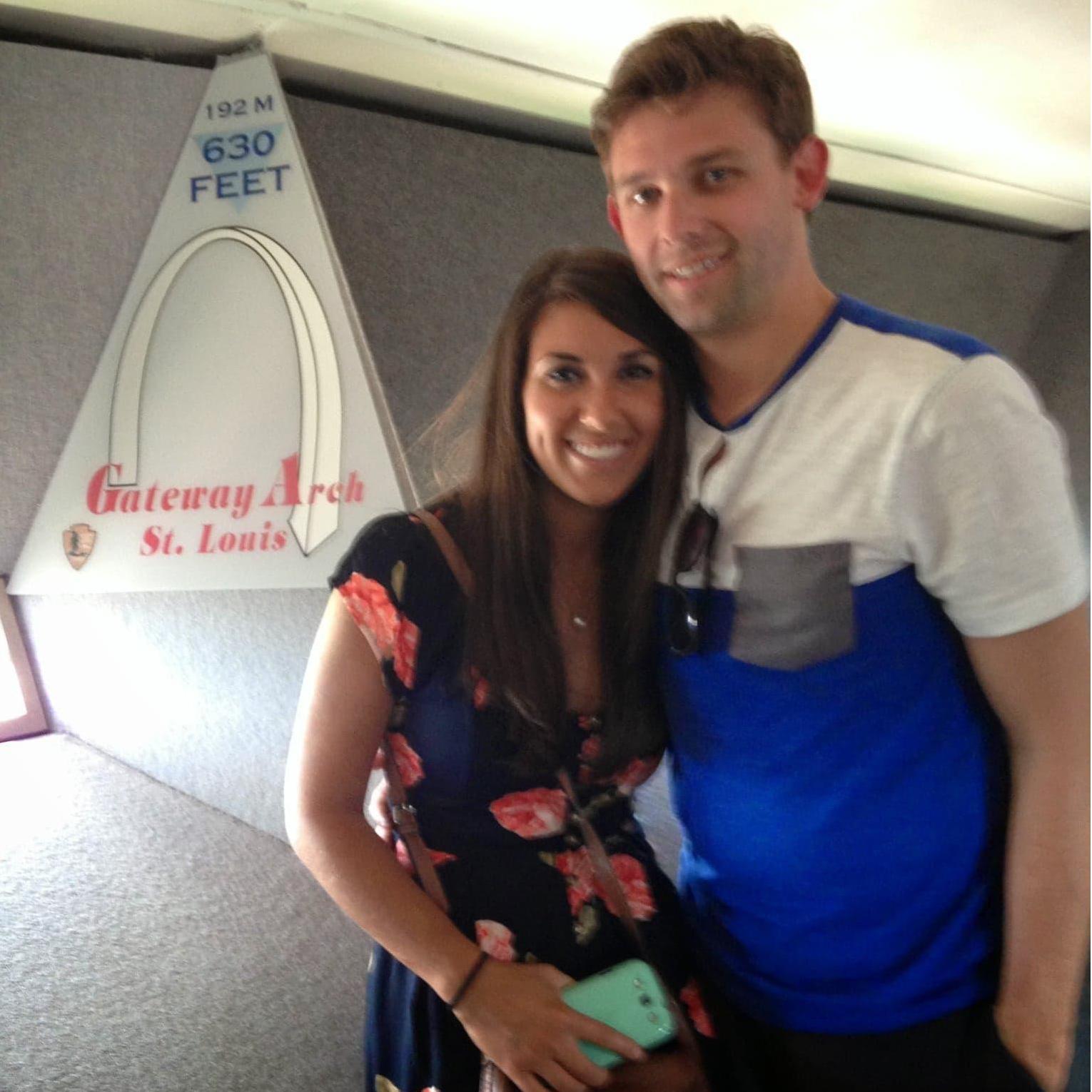 On top of the Gateway Arch, St. Louis