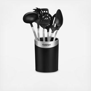 6-Piece Utensil Set with Crock