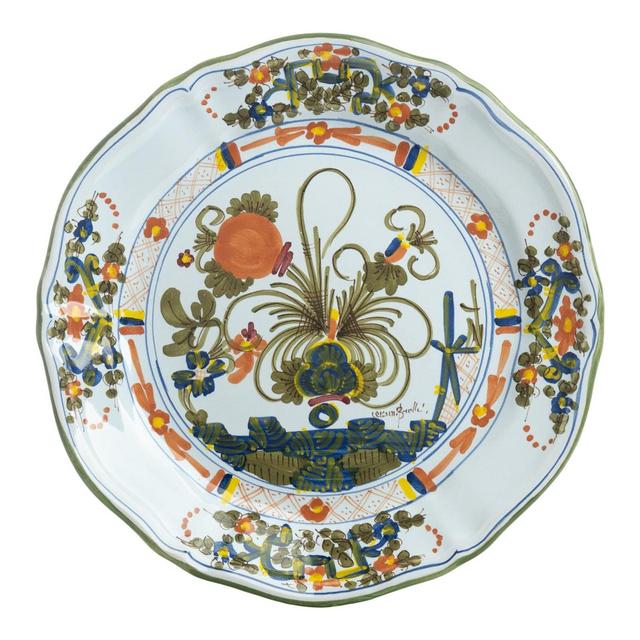 Blue Carnation Dinner Plate