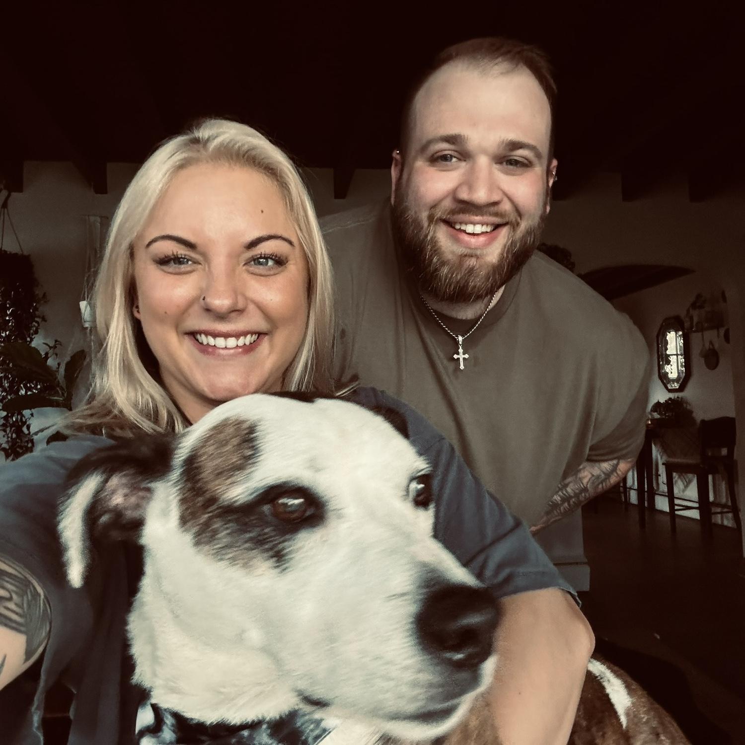 Tuck’s first fam selfie