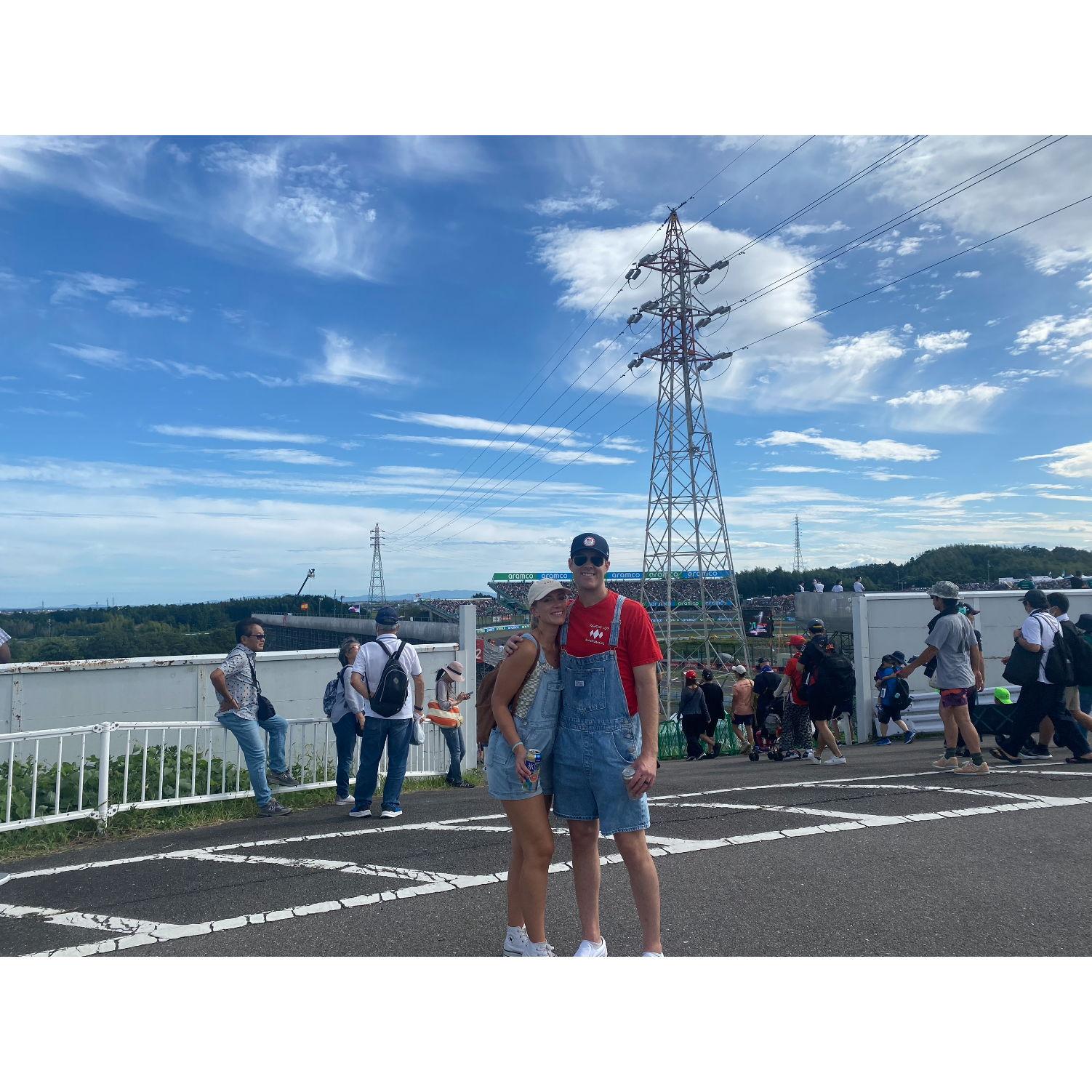 'ralls on for F1 in Japan.