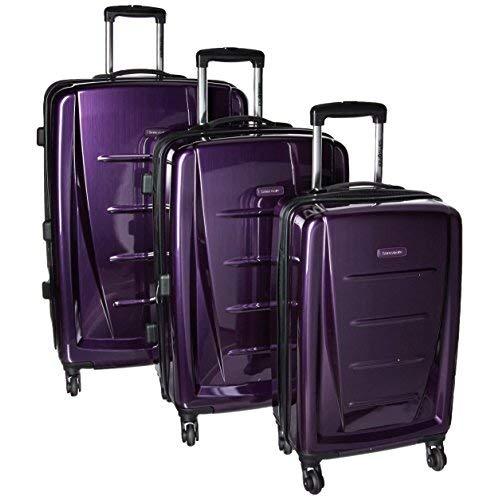 Samsonite Winfield 2 Hardside Luggage, Purple, 3-Pc Set (20/24/28)