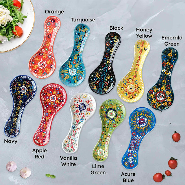 Ceramic Spoon Rest, Handmade Ceramic Spoon Holder, Ladle Rest, Decorative Spoon Rests, Ceramic Utensil Rest, Spoon Holders for Kitchen Decor