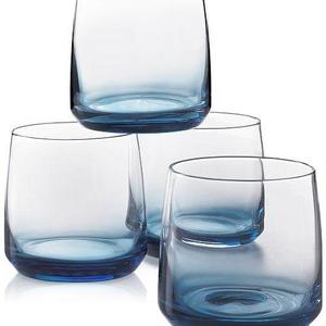 Blue Ombre Set of 4 Rocks Glasses, Created for Macy's