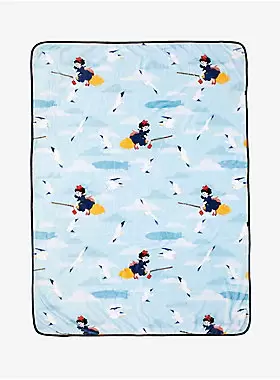 Our Universe Studio Ghibli Kiki's Delivery Service Flying Throw