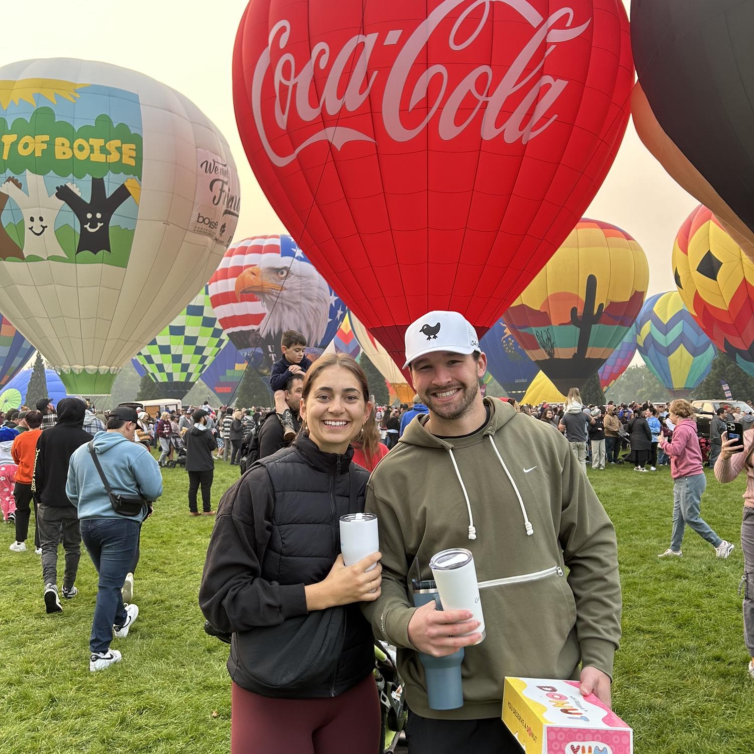 Boise Balloon Classic (complete with Guru donuts - a nonnegotiable for Max when getting up this early on a Saturday morning)