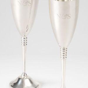 Celebration Silver Flutes, Set of 2
