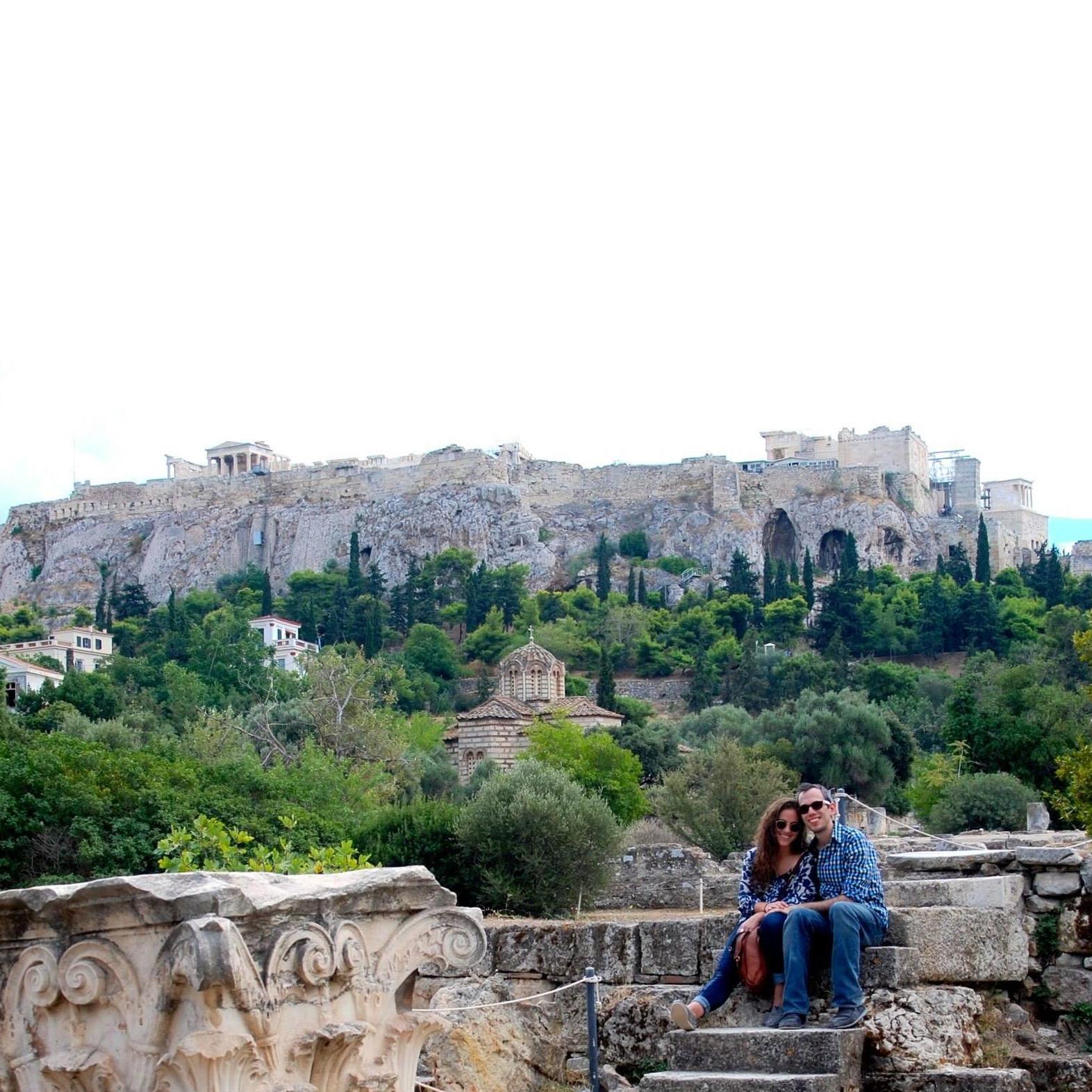 In the foothills of the Parthenon