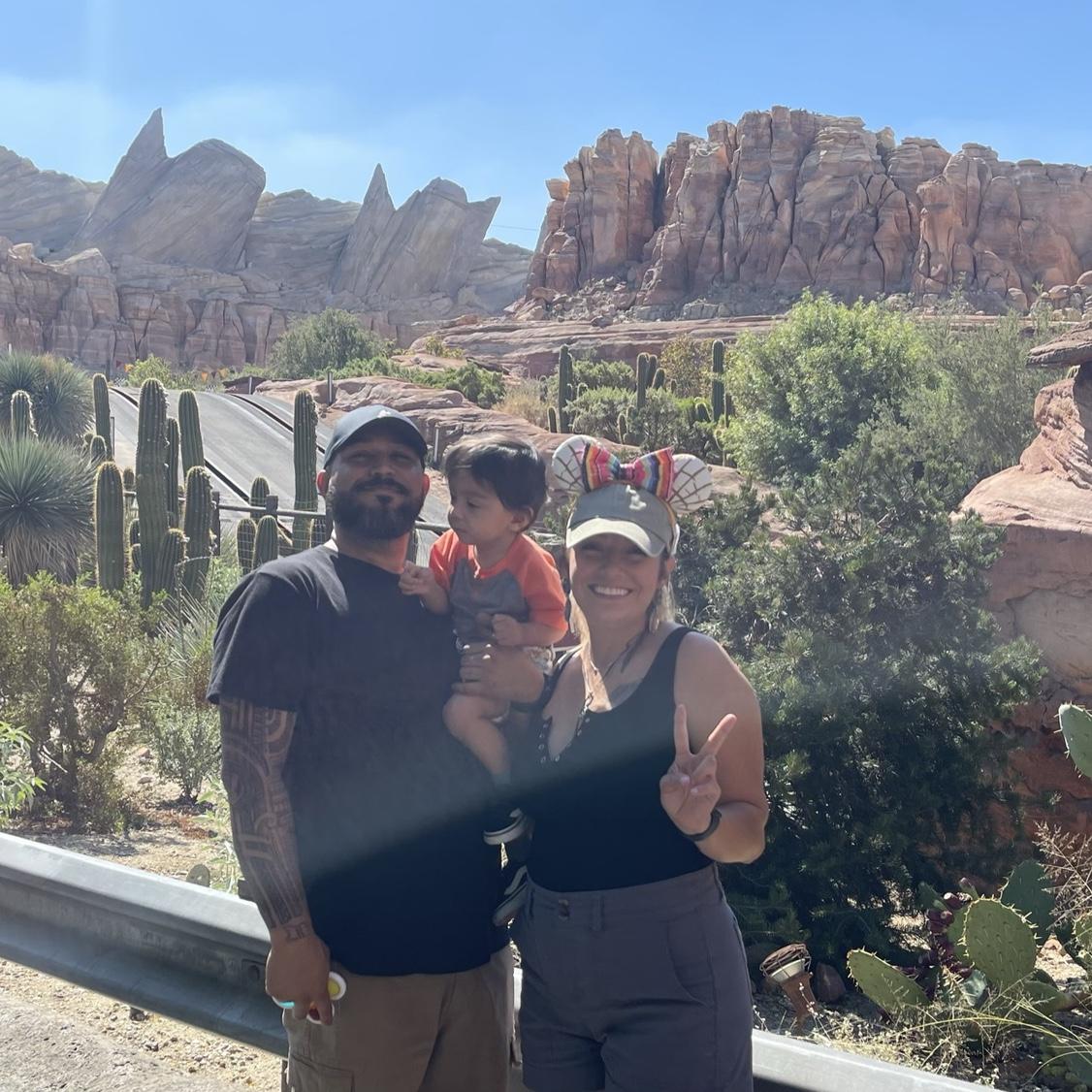Mandie’s POV: Ok a stranger taking our photo is what it takes to make him pose normally. Here’s us at Disneyland!