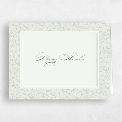 Grassy Sage, Green Wedding Thank You - Manado Landscape