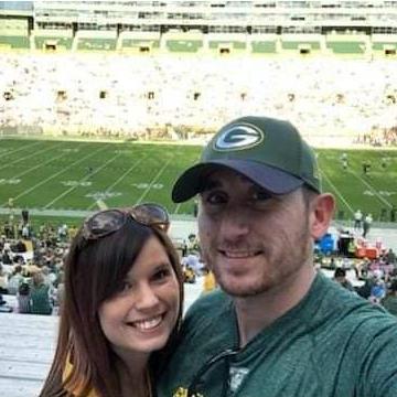 Michael surprised me with Packers tickets.