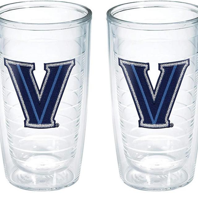 Tervis Made in USA Double Walled Villanova University Wildcats Insulated Tumbler Cup Keeps Drinks Cold & Hot, 16oz 2pk, Primary Logo