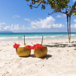 Drinks on the beach